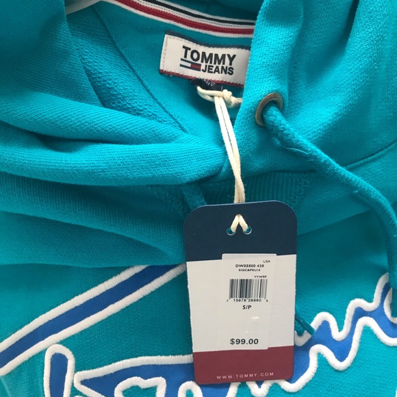 -SOLD- NWT Tommy Hilfiger Signature Hoodie - Picture 5 of 6